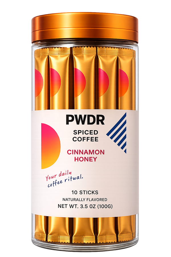 PWDR Cinnamon Honey Coffee Can
